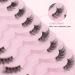 Sixstarhair Half Lashes 10 Pairs Cat Eye Kit with Glue - Natural Looking Demi Wispies Eyelashes - Reusable & Easy to Apply - H09 - Buy Online on GoSupps.com