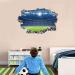 ANHUIB 3D Football Wall Stickers - Soccer Sport Decal for Boys Bedroom | Kids Room, Teens, Playroom Wall Decor - Colourful Design - Buy Online on GoSupps.com