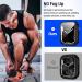 Goton Waterproof 2-in-1 Case for Apple Watch Series 8 & 7 - 45mm Screen Protector - 360 Protective Glass Cover - Black - Buy Online on GoSupps.com