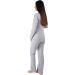 Nursing Pyjamas Set with Lace for Women - Maternity Sleepwear for Pregnancy & Breastfeeding XL Gray - Buy Online on GoSupps.com