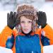 Kids Winter Ski Gloves - 4 Pairs Waterproof Mittens for Toddlers, Full Finger Snow Gloves in Purple, Black, Red, Navy Blue - Ages 1-3 - Buy Online on GoSupps.com