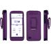 Premium Holster with Belt Clip (Screen Protector NOT Included) for Omnipod 5 (Purple)