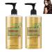 homomdy Rosemary shampoo for hair loss deeply cleanses nourishes the scalp moisturizes and softens repairs damaged hair controls sebum and dandruff. (2 pcs)