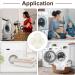 sourcing map 6 Pcs Wool Dryer Balls 1.2 Inches Wool Laundry Dryer Balls for Reducing Clothing Static and Wrinkles White 1.2" White - Buy Online on GoSupps.com