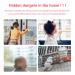 Jakuva 10 Pack Child Proof Door Knob Safety Cover - Lockable Design for Children Safety (White) - Buy Online on GoSupps.com