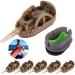 6 pieces of fishing inline feeder inline method feeder carp fishing feeder Set Method feeder set carp fishing accessories inline feeder basket 20g 30g 40g 50g 60g