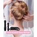 6 Pack Hair Bun Maker | Easy Magic Snap Roll Sponge Donut Hair Maker for Women - Black - Buy Online on GoSupps.com