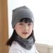 VUCDXOP Baby Cotton Hat Scarf Set - Beanie Hat + Tube Scarf Set, Grey, S Size (0-6 Months) - Buy Online on GoSupps.com