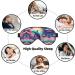 Ultra-Soft Dolphin Print Eye Mask - Colorful Starry Sky Light-Blocking for Comfort & Restful Sleep - International Shipping Available - Buy Online on GoSupps.com