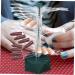 FRCOLOR Nail Display Stand Holder Spiral Nail Art Stand Clear Nail Sample Stick Nail Tips Practice Holder Manicure Nail Display Stand Stencil Spiral Nail Tips Holder Bracket Acrylic 6.2x6.2cm Green - Buy Online on GoSupps.com