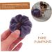 Yardenfun 5pcs Artificial Pumpkins Adornments Halloween Simulated Fake Faux Thanksgiving Mini Ornaments Foam Grey 14X12.5X12.5CM - Buy Online on GoSupps.com