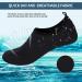BowenBo Barefoot Water Sports Aqua Socks | Women's 7.5-8.5 Men's 6-7 | Black - Buy Online on GoSupps.com