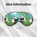 Shop Cute Big Panda Eye Mask - Unisex Adjustable Buckle Design for Travel Yoga & Nap | Blackout Sleep Mask - Buy Online on GoSupps.com