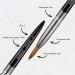 Aokitec 100% Kolinsky Acrylic Nail Brush #14 | Oval Crimped Sable Wood Handle | Manicure Tool for Acrylic Application | Black - Buy Online on GoSupps.com