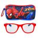 Spiderman Blue Light Glasses for Kids Computer Eyeglasses with Carrying Case | Gaming Glasses for Boys (Red/Blue)