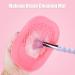 Silicon Makeup Brush Cleaning Mat - Portable Pink Makeup Brush Cleaner Pad - Buy Online on GoSupps.com