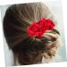 Didiseaon 1pc Red Rose Hair Comb Pearl Hair Pin Red Rose Flower Hair Comb The Rose for Women Floral Comb Hair Combs for Women Barrettes for Women Bride Wedding Headgear - Buy Online on GoSupps.com