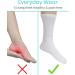 Vive Diabetic Crew Socks (6 Pairs) - Non-Binding Cushion Ankle Pack - White, Sizes Small (Up to Men 9, Women 11) - Diabetes Foot Care - Buy Online on GoSupps.com