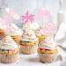 Cyodoos 25 pcs Pink Graduation Cake Toppers Class of 2024 Graduation Cupcake Toppers Congrats Grad and Graduation Party Decorations Pink2 - Buy Online on GoSupps.com