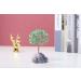 Green Aventurine Crystal Tree Reiki Healing Bonsai Money Tree on Fluorite Base - Feng Shui Crystal Gift for Home Decor | 4.7-5.1 inches - Buy Online on GoSupps.com
