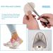 Jizzu Heel Pillows - 8 Pairs Self-Adhesive Shoe Pads for Big Shoes | Thick Foot Inserts for Men & Women | Multicolored Anti-Bubble Insole Inserts - Buy Online on GoSupps.com