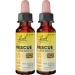 Bach Rescue Remedy Dropper, Natural Stress Relief, Homeopathic Flower Essence, Vegan, Gluten & Sugar-Free, Non-Habit Forming, 2 Pack, 10mL Ea Visit The Rescue Store
