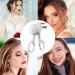 Heated Eyelash Curler - Eyelash Curler for Cosmetics Eyelash Perm Tool for Women | Quick Heating Silicone Eyelash Curler Refillable Makeup Tool Portable Compact White. - Buy Online on GoSupps.com