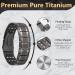 Jeracol Lymph Detox Men Magnetic Bracelet | Ultra Strength Magnets | Pure Titanium | Adjustable Clasp | Valentine's Day Gift - Buy Online on GoSupps.com