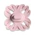 Mamillu Flurry Baby Pacifier Set - BPA-Free Medical Silicone Size 2 (6-18 Months) Vanilla Cream/Rose Blush Made in EU - 2 Pieces - Buy Online on GoSupps.com
