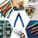 Small Wire Cutters 10 Pack KAIHAOWIN 170 Wire Flush Cutters Wire Clippers Nippers Clean Cut Pliers Side Cuttes Diagonal Cutting Pliers for Electronic Floral Heating Wire Model Sprue Soft Copper Blue - Buy Online on GoSupps.com