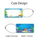 Child ID Bag Tags - Pack of 6, Blue Ocean - Write-On Kids Name Tags for Backpack, Lunchbox, Diaper Bag - Ideal for Preschool & Daycare - Buy Online on GoSupps.com