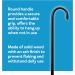 Carex Round Handle Wood Cane - Fashionable Traditional Style Walking Stick 36 - Black - Buy Online on GoSupps.com