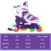 JIFAR Youth Children's Inline Skates - Adjustable with Light Up Wheels - Purple M (1Y-4Y / 8-16 years) - Indoor & Outdoor Skating - Buy Online on GoSupps.com
