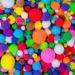 Adeweave 1000 Assorted Craft pom poms   Multicolor Bulk pom poms Arts and Crafts  Pompoms for Crafts in Assorted Size- Soft and Fluffy Puff Balls  Large Colored Cotton Balls for Home and School