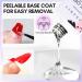 Makartt Peel-Off Base Gel 15ml - Easy Removal UV Gel Base Coat for Gel Nail Polish & Press-On Nails | Ideal for Beginners - Buy Online on GoSupps.com