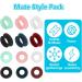 12PCS Silicone Earplugs - 5 dB Noise Reduction Mute Style Pack for Home Office & Library | International Shipping Available - Buy Online on GoSupps.com