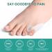 Welnove Bunion Corrector Pads - 8 Pack Pinky Toe Protectors Gel Cushions & Spacers for Foot Pain Relief for Men & Women - Buy Online on GoSupps.com