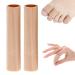 2 pieces cutable silicone toe protection toe cushion tube hose bandage soft gel finger protection toe cap pad for corns remover callus pillows bunion treatment callus (for big toes -15cm)