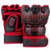 Venum Giant 3.0 Boxing Gloves - Nappa Leather Black/Red Small