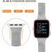 Meliya Metal Slim Bands for Fitbit Versa 2 / Versa / Versa Lite - Stainless Steel Replacement Bands for 6.7-8.7 Wrists - Silver - Buy Online on GoSupps.com