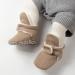 Sonsage Baby Snow Boots | Soft Anti-Skid Sole Ankle Booties for Newborns | Winter Warm Crib Shoes 0-6 Months | Toddler Prewalker (C01 Light Brown) - Buy Online on GoSupps.com