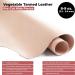 ELW Vegetable Tanned Leather 4-6 SQ FT | Full Grain Cowhide for Crafting & Tooling - Buy Online on GoSupps.com