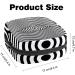 Womens Napkin Storage Bag - Portable Period Organizer with Corrugated Eye Pattern | Ideal for Teens & Girls - Menstrual Cup Pocket & Breastfeeding Pillow Holder - Buy Online on GoSupps.com