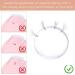 Fumanduo 10-Pack Silicone Lash Pads for Eyelash Extensions - Transparent Eyelid Holders & Accessories for Fake Lashes - Buy Online on GoSupps.com