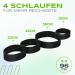 Buy Dupore 96 cm Yoga Belt with 4 Loops - Stretching & Pain Relief Band for Efficient Workouts - Ideal Fitness Accessory - Buy Online on GoSupps.com
