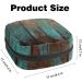 Buy Old Grunge Wood Panels Pattern Menstrual Pad Bag | Stylish Sanitary Napkins Storage for Teens & Women - Zipper Pocket Design - Buy Online on GoSupps.com