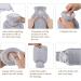 Premium Heat Bottle with Cover - Fluffy Hot Water Bag for Neck Shoulder Back & Waist | Ideal for Adults & Children | International Shipping Available - Buy Online on GoSupps.com