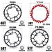 YBEKI 30T 104BCD Black Round Narrow Wide Chainring for Mountain Bike Road Bike - 8-11 Speed - Buy Online on GoSupps.com