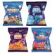 Candy Realms Mixed Sour & Sweet Jelly Flavours Sweets Selection - Fizzy Cola Bottles Jelly Blue Babies Peach Rings Cherry Cola Bottles Each190g (Pack Of 4)