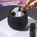 Passive Essential Oil Diffuser - Non-Electric Portable Reusable Aroma Diffuser for Home & Office - Elegant Black Design (9.2x9.2x7.1cm - Buy Online on GoSupps.com
